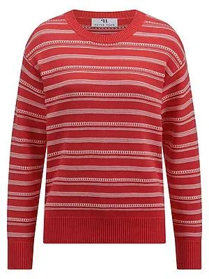 Rundhals-Pullover Peter Hahn rot