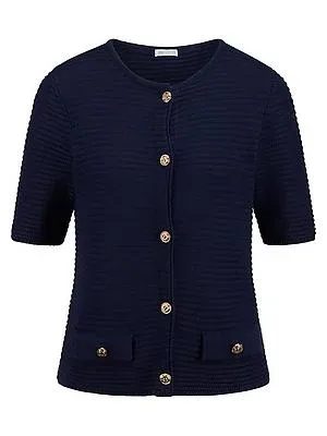 Strickjacke 1/2-Arm St. Emile blau