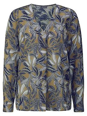 Bluse V-Ausschnitt BASLER multicolor