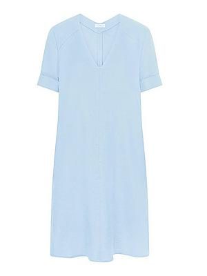 Kleid V-Ausschnitt Riani blau