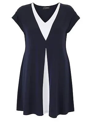 Long-Shirt 1/4-Arm Doris Streich blau
