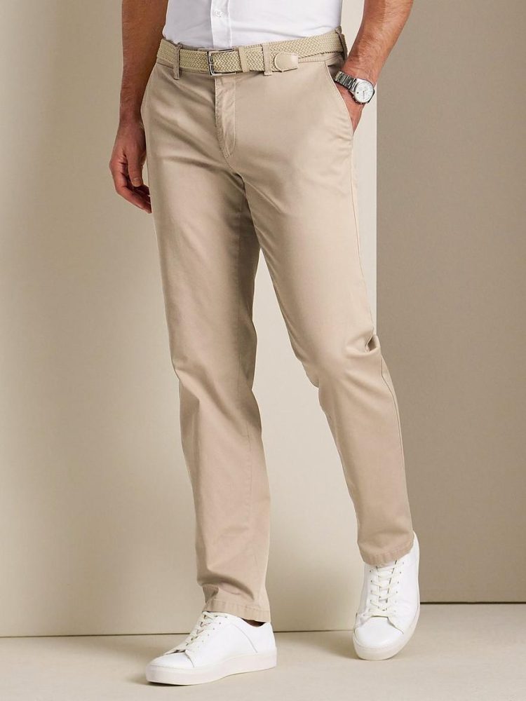 Flatfront-Hose Eurex by Brax beige
