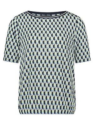 Rundhals-Shirt Betty Barclay blau