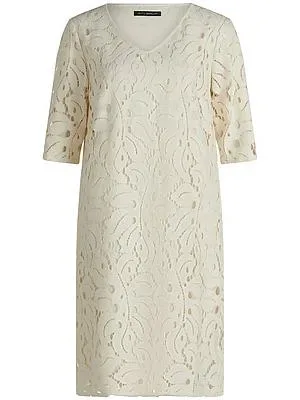 Spitzen-Kleid V-Ausschnitt Betty Barclay weiss