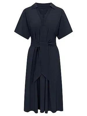Polo-Kleid Modell Phinora Raffaello Rossi blau
