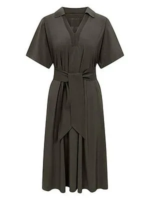 Polo-Kleid Modell Phinora Raffaello Rossi grün