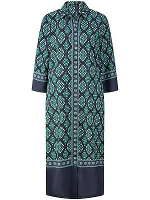 Kleid im Hemdblusen-Style Peter Hahn blau