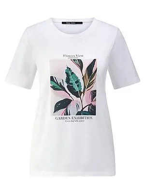Rundhals-Shirt Marc Aurel weiss