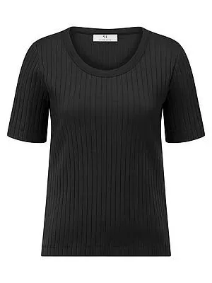 Rundhals-Shirt Peter Hahn schwarz