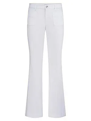 Bootcut Fit-Jeans Peter Hahn weiss