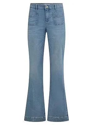 Bootcut Fit-Jeans Peter Hahn denim