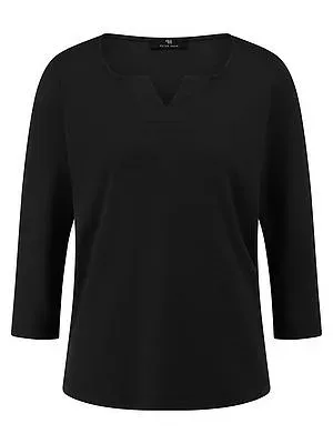 Rundhals-Shirt Peter Hahn schwarz