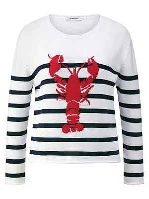 Rundhals-Pullover Peter Hahn weiss