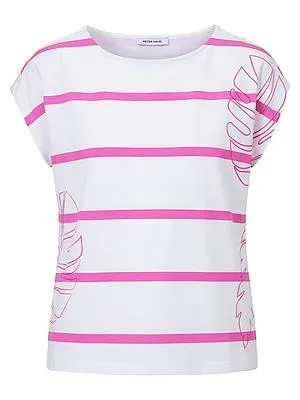Sweatshirt U-Boot-­Ausschnitt Peter Hahn weiss