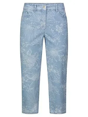 Slim Fit-Caprihose Peter Hahn denim