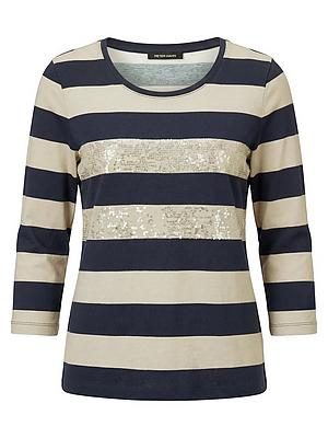 Rundhals-Shirt Peter Hahn blau