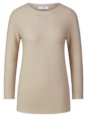 Rundhals-Pullover 3/4-Arm Peter Hahn beige