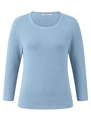Rundhals-Pullover Peter Hahn blau