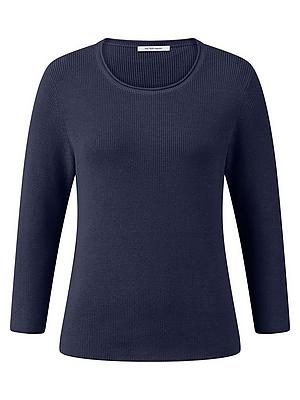 Rundhals-Pullover Peter Hahn blau