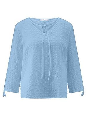 Bluse zum Schlupfen Peter Hahn blau