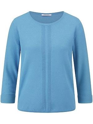 Rundhals-Pullover Peter Hahn blau