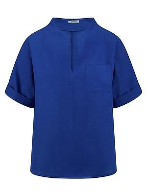 Bluse zum Schlupfen Peter Hahn blau