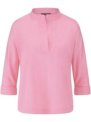 Bluse Stehkragen Peter Hahn rosé