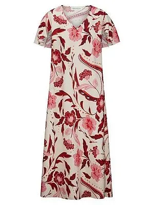 Kleid V-Ausschnitt St. Emile weiss
