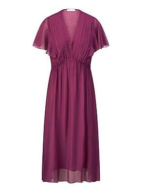 Kleid V-Ausschnitt St. Emile pink