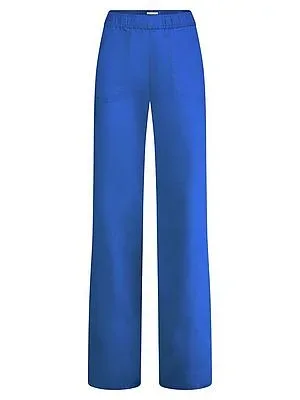 Schlupf-Hose aus 100% Leinen Peter Hahn blau