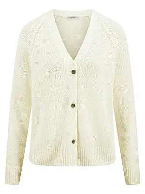 Strickjacke Peter Hahn weiss