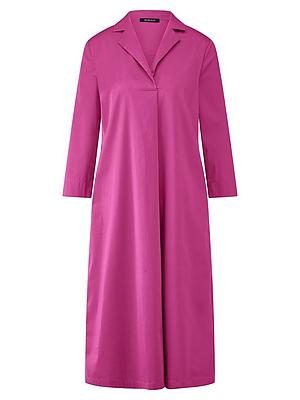 Kleid kleinem Reverskragen Peter Hahn pink