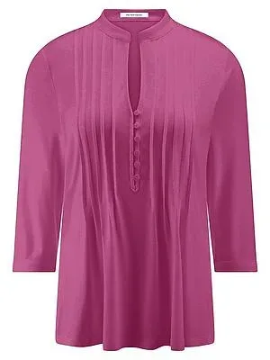 Jerseybluse Peter Hahn pink