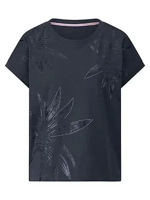 Rundhals-Shirt Peter Hahn blau