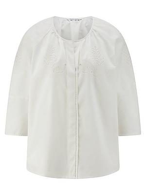 Bluse 3/4-Raglanarm Peter Hahn weiss