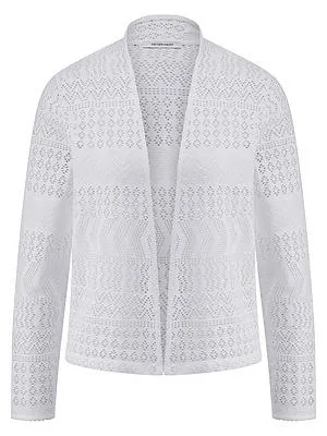 Shirtjacke Peter Hahn weiss
