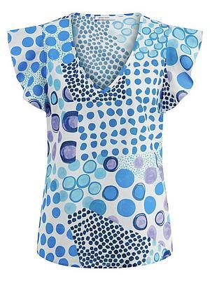 Bluse Peter Hahn blau