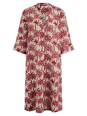 Kleid Rundhals-Ausschnitt Peter Hahn beige