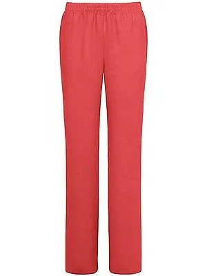 Hose aus 100% Leinen Peter Hahn rot