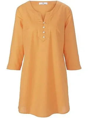 Tunika aus 100% Leinen Peter Hahn orange