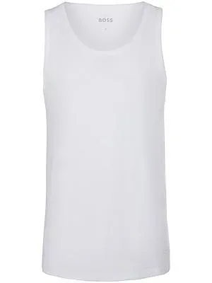 BOSS - Top, ärmellos, für Herren, Weiss, Größe S