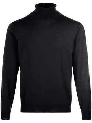 Rollkragen-Pullover Peter Hahn blau