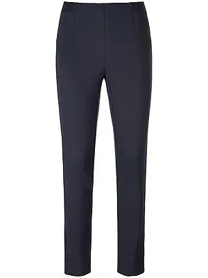 Knöchellange Jersey-Hose Passform Sylvia Peter Hahn blau