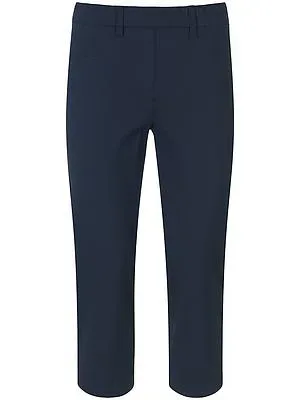 Capri-Hose Passform Sylvia Peter Hahn blau