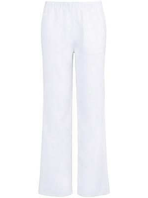 Schlupf-Hose aus 100% Leinen Peter Hahn weiss