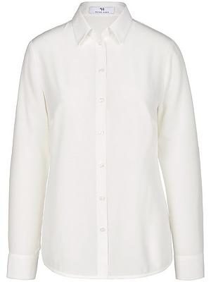 Bluse aus 100% Seide Peter Hahn Seidenreich weiss