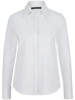 Jersey-Bluse Fadenmeister Berlin weiss