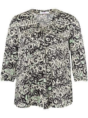 Bluse V-Ausschnitt Emilia Lay multicolor