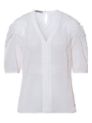 Bluse 1/2-Arm Uta Raasch weiss