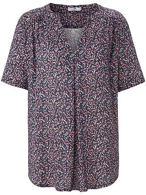 Blusen-Shirt Peter Hahn blau